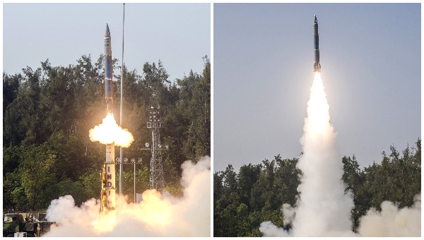 SRBM Pralay successfully completed its first trial off the coast of Odisha