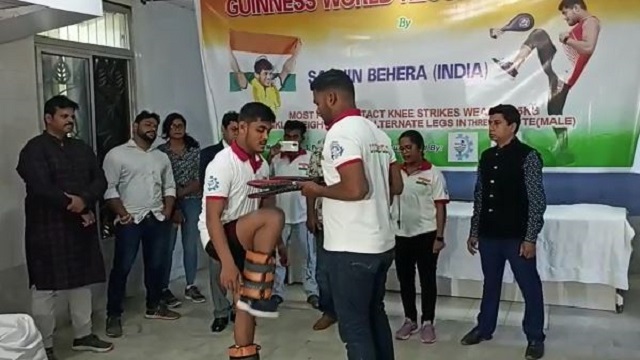 Sachin Behera of Odisha sets a new Guinness World Record 