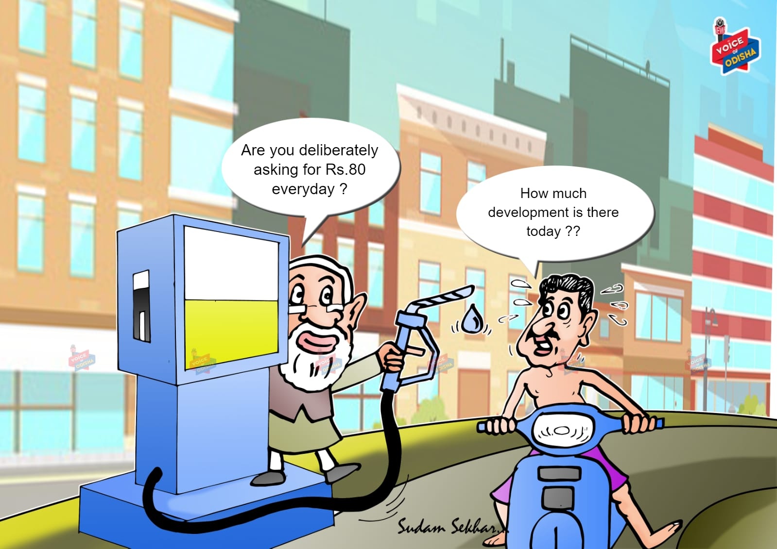 Hike in petrol and diesel prices cartoon , Voice Of Odisha, oil prices,  India, petrol, diesel, cartoon , Odisha News | Odia News | Odisha polities  | Odisha Issue | Odisha Temple |