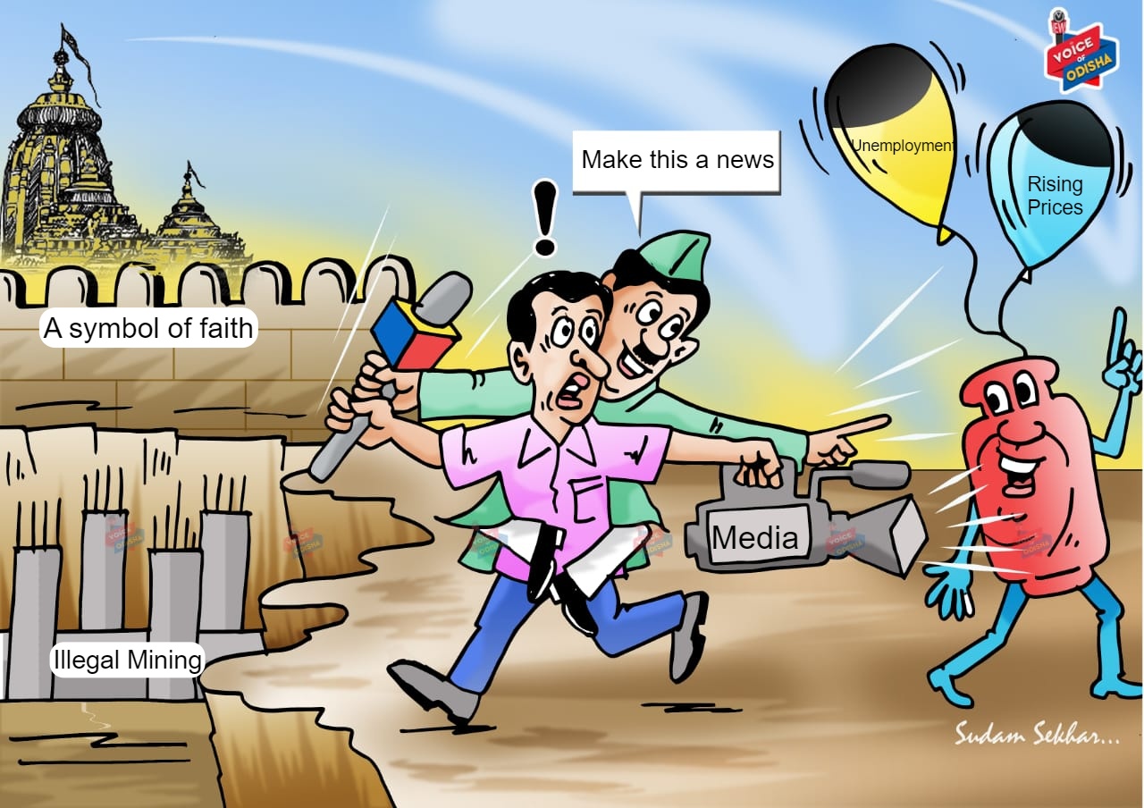 Odisha news Cartoon 