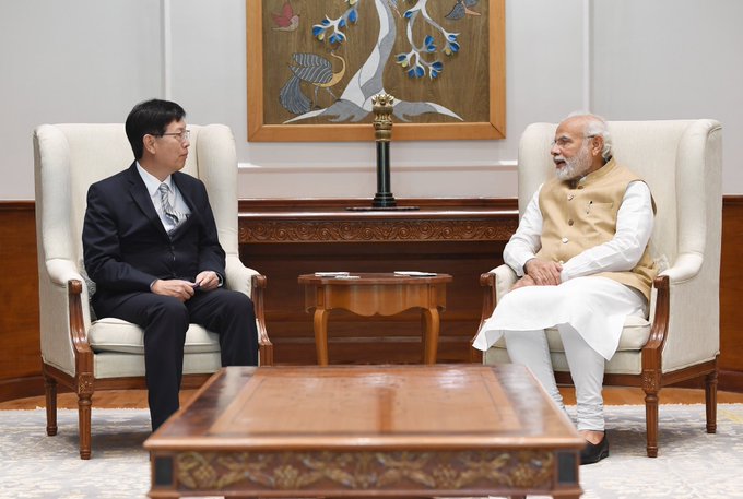 PM meets Mr. Young Liu, Chairman, Foxconn