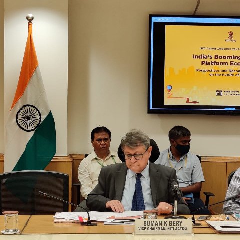 NITI Aayog Launches Report on India's Gig and Platform Economy