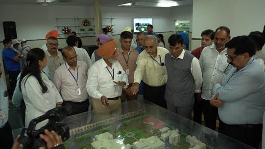 Dr. Mansukh Mandaviya visits PGIMER Satellite Centre, reviews progress