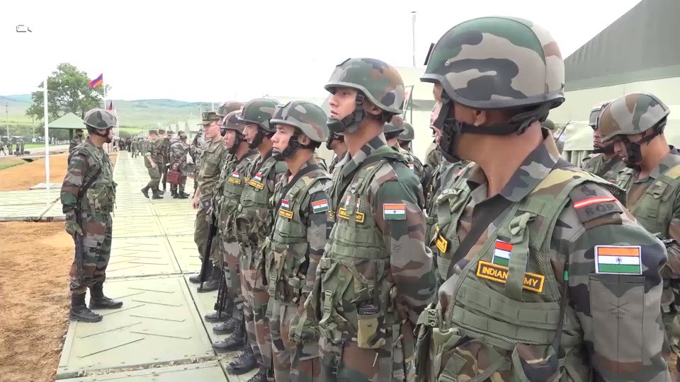 Indian Army Contingent Participates in Exercise Vostok- 2022 in Russia