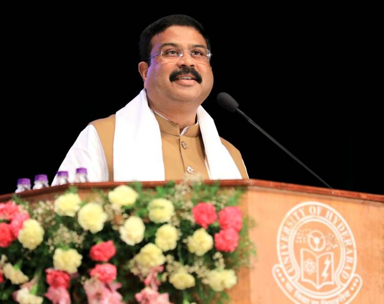 Dharmendra Pradhan addresses 22nd Convocation of University of Hyderabad