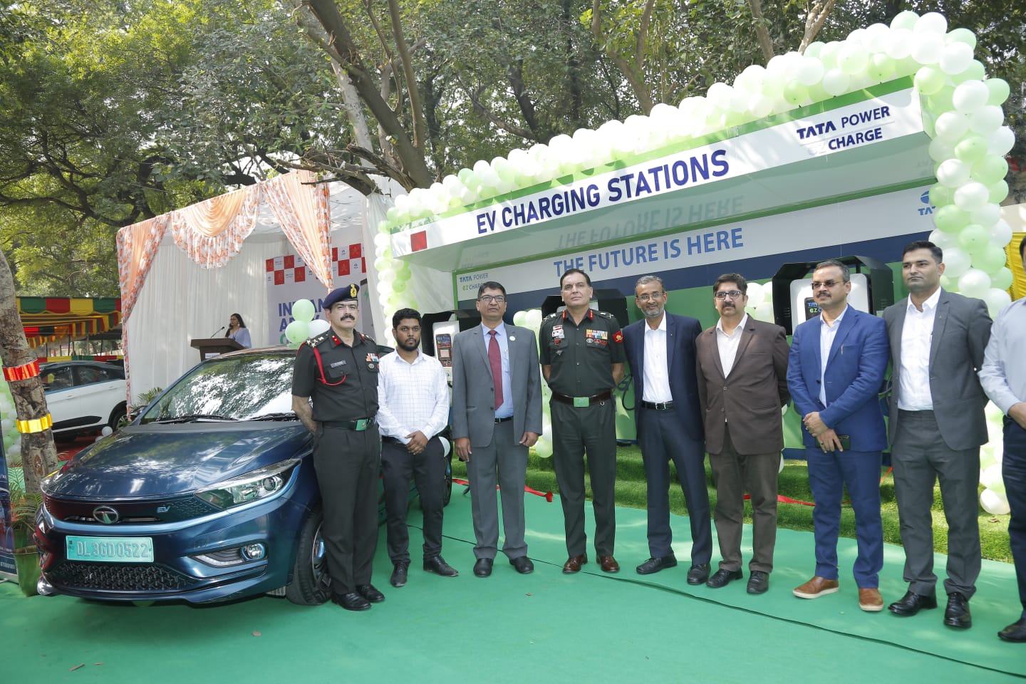 INDIAN ARMY COLLABORATES WITH TATA POWER TO SETUP ELECTRIC VEHICLE CHARGING POINTS