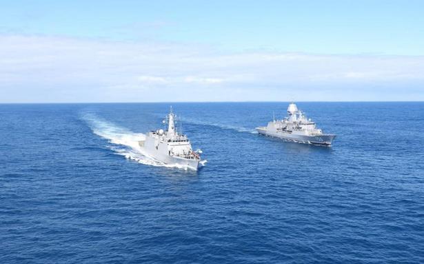Maritime Partnership Exercise with Royal Australian Navy Conclude in the Bay of Bengal