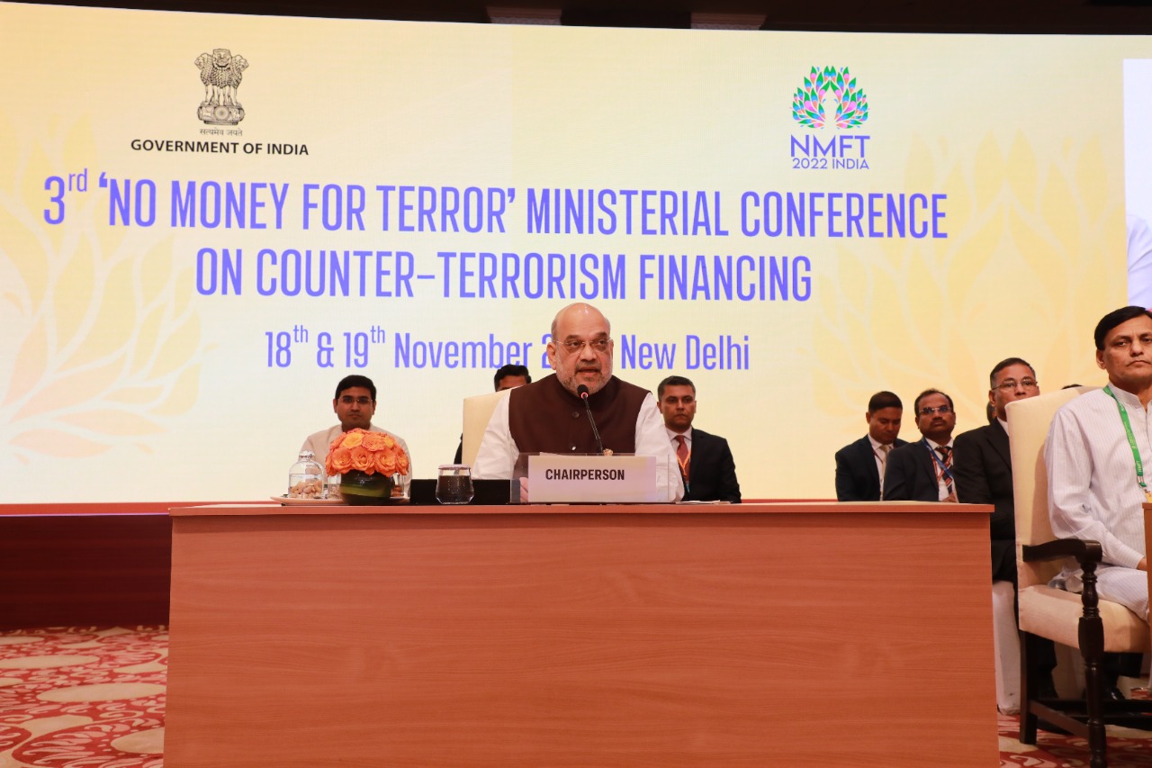 Amit Shah chairs first session on ‘Global Trends in Terrorist Financing and Terrorism’ 