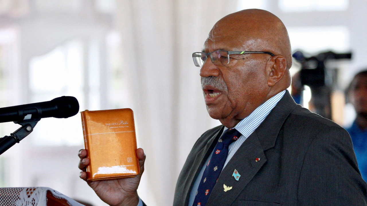 PM congratulates Sitiveni Rabuka on his election as the Prime Minister of Fiji