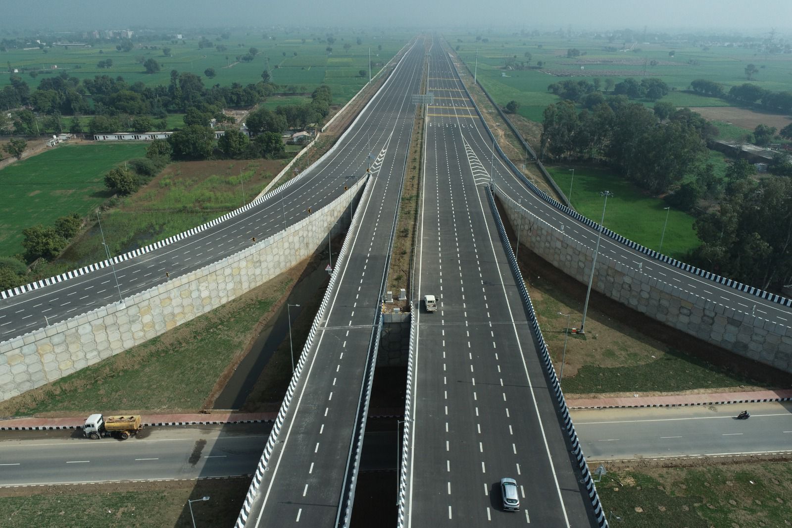 PM dedicates to the nation Delhi – Dausa – Lalsot section of Delhi Mumbai Expressway in Dausa, Rajasthan