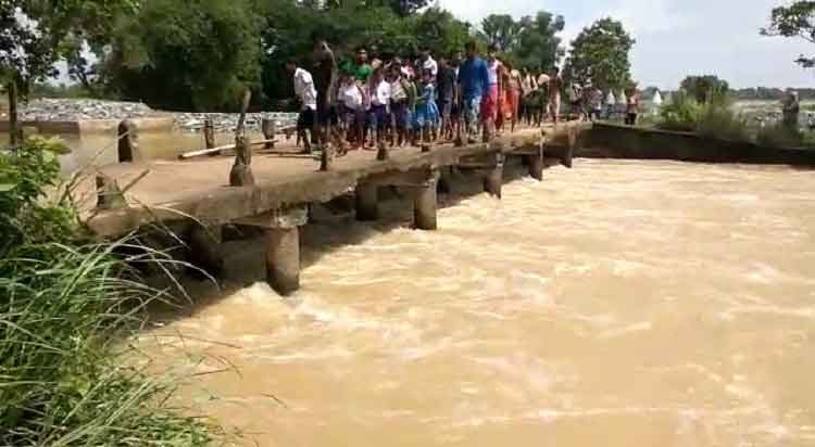 Jalaka River Crosses Danger Mark In Odisha’s Balasore, villagers panicked 