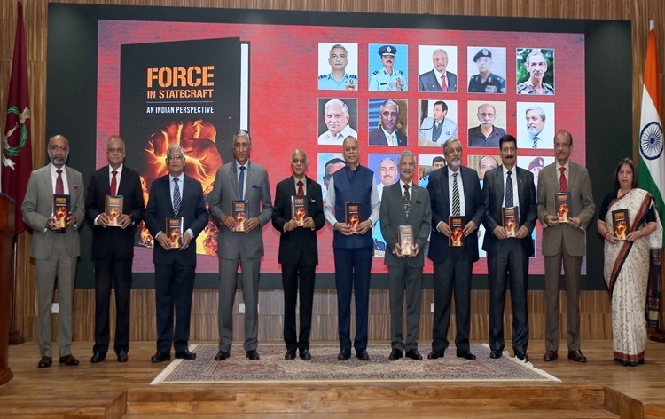 Defence Secretary releases a book titled ‘FORCE IN STATECRAFT’ at NDC