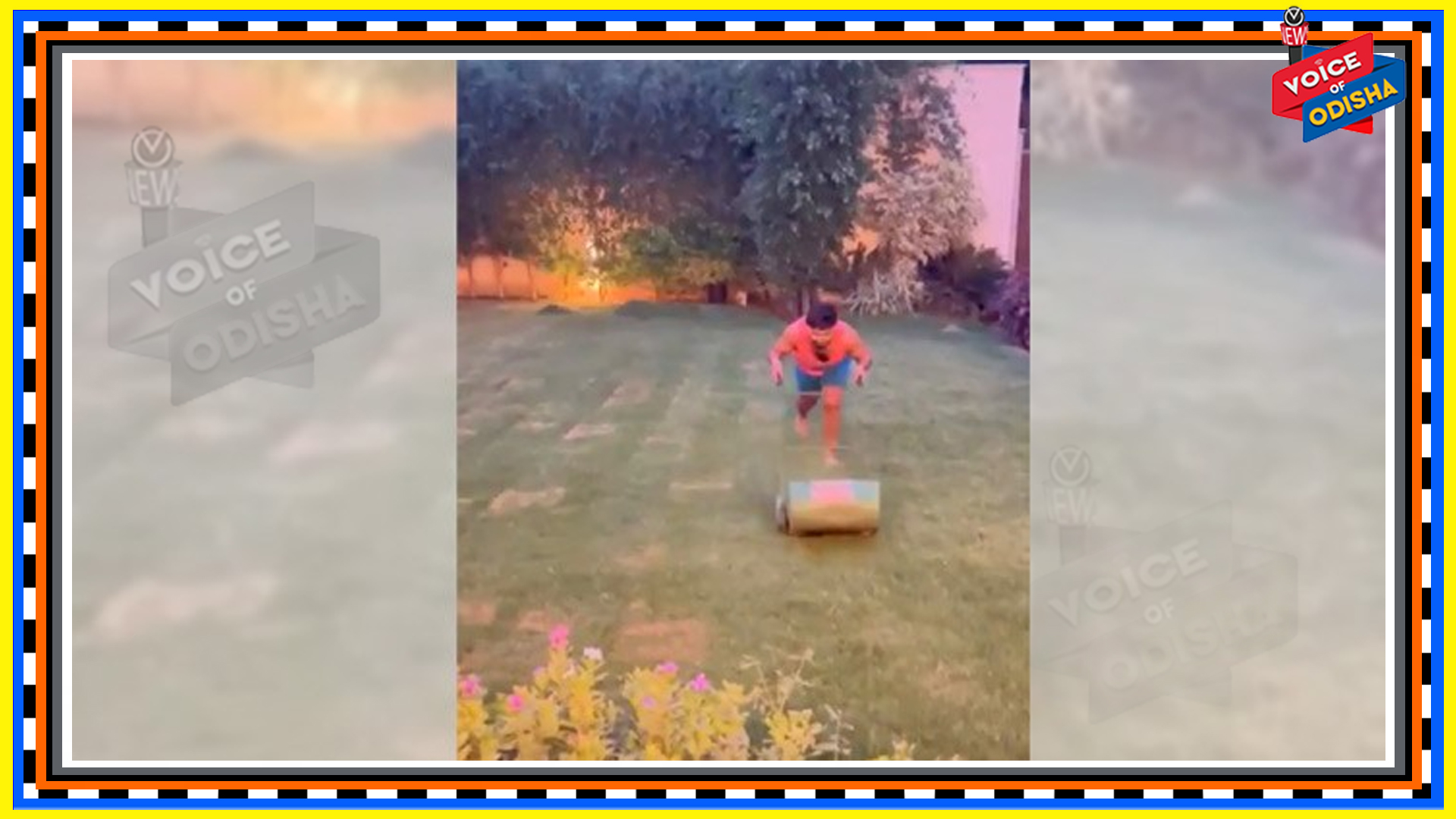 ସଂଗରୋଧରେ ଥିବା ଋଷଭ ପନ୍ତ ନିଜ ବଗିଚାରେ ଘାସ କଟିଲେ 