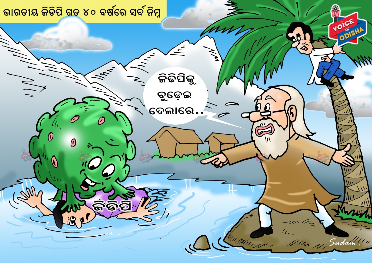 ଜିଡିପିକୁ ବୁଡେଇ ଦେଲାରେ... 