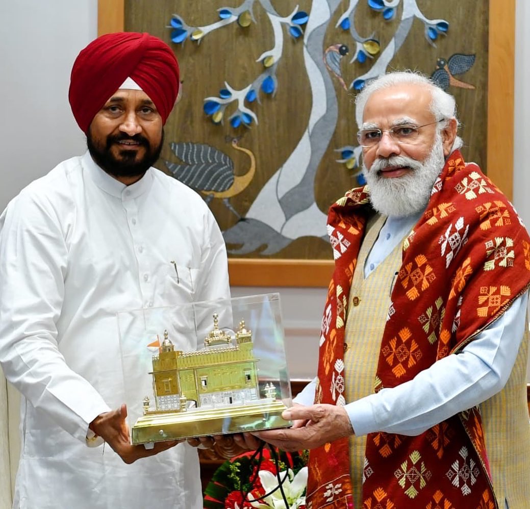 ମୋଦିଙ୍କୁ ଭେଟିଲେ ଚନ୍ନି