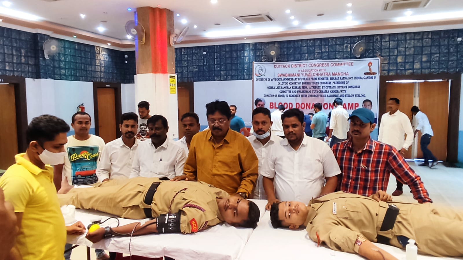 କଟକ କଂଗ୍ରେସର ରକ୍ତଦାନ ଶିବିର 