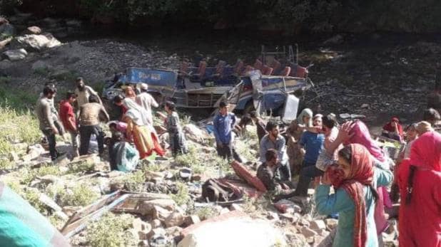 ଜମ୍ମୁରେ ବସ୍ ଦୁର୍ଘଟଣାରେ ୩୩ ମୃତ