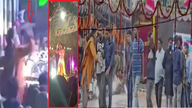 ଯାତ୍ରାରେ ଅଶ୍ଲୀଳ ନାଚକୁ ବିରୋଧ, ଜୋତା ଫିଙ୍ଗିଲେ ମହିଳା