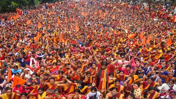 ଆଜି ଧାରଣାରେ ବସିବେ ହଜାର ହଜାର ଅଙ୍ଗନବାଡି଼ କର୍ମୀ