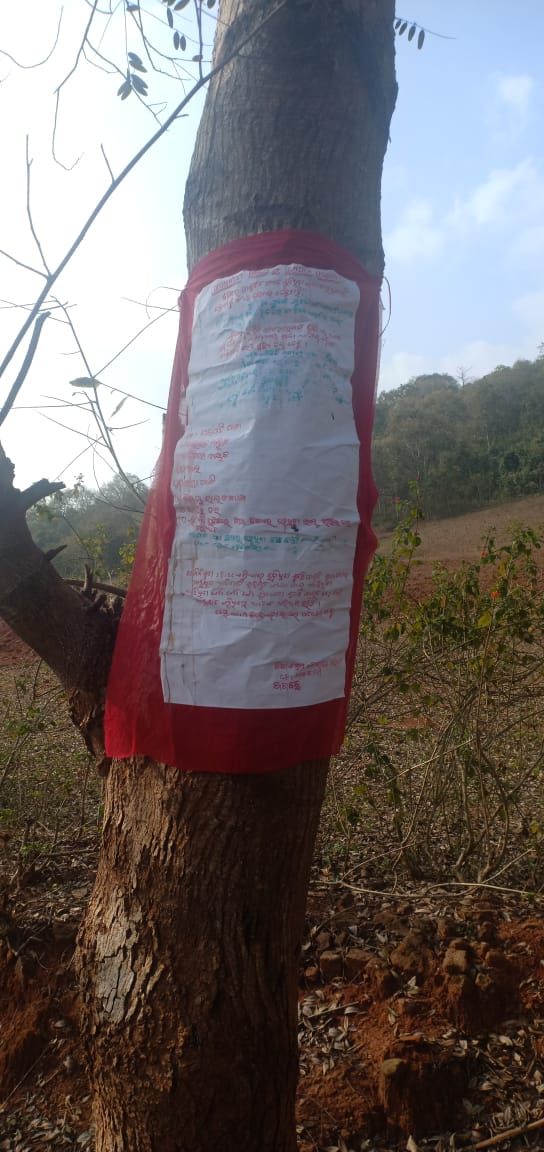 ପଦ୍ମପୁରରେ ମାଓ ପୋଷ୍ଟର, ଲୋକେ ଆତଙ୍କିତ