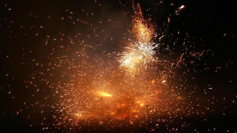 ବାଣ ବିସ୍ଫୋରଣ : ଛାତ ଉଡ଼ିଗଲା