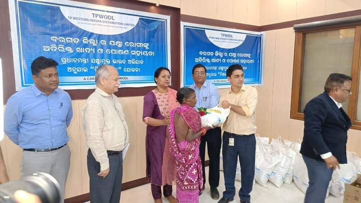 ବିଦ୍ୟୁତ ବିତରଣ କଂପାନୀ ପକ୍ଷରୁ ଯକ୍ଷ୍ମା ରୋଗୀ ଙ୍କୁ ଅତିରିକ୍ତ ଖାଦ୍ୟ ଓ ପୋଷଣ ସହାୟତା ପ୍ରଦାନ