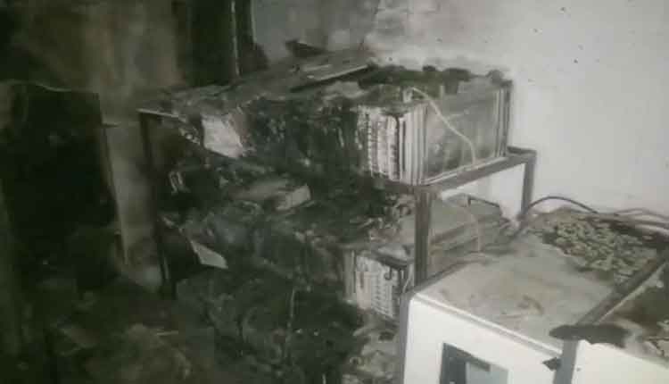 ବୁର୍ଲା ମେଡ଼ିକାଲରେ ଅଗ୍ନିକାଣ୍ଡ