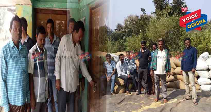 ତିନି ଦିନ ହେଲାଣି ଖୋଲା ଆକାଶ ତଳେ ପଡିଛି, ଧାନ-ପ୍ୟାକ୍ସରେ ତାଳା ପକାଇଲେ ଚାଷୀ