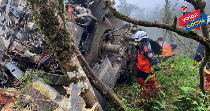 ହେଲିକାପ୍ଟର ଦୁର୍ଘଟଣା : ସେନାମୁଖ୍ୟଙ୍କ ସମେତ ୮ ମୃତ