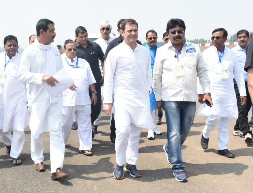 ଜୟପୁରରେ ପହଁଚିଂଲେ ରାହୁଲ