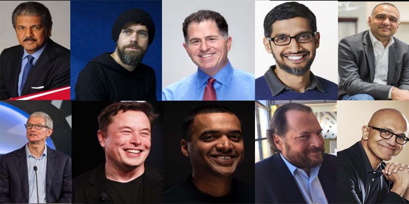 ବିଶ୍ୱର ୧୦ ଶ୍ରେଷ୍ଠ ସିଇଓଙ୍କ ମଧ୍ୟରେ ୫ ଭାରତୀୟ