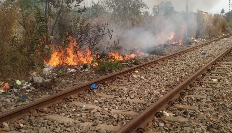 Another Fire breaks out at Puri Railway Station