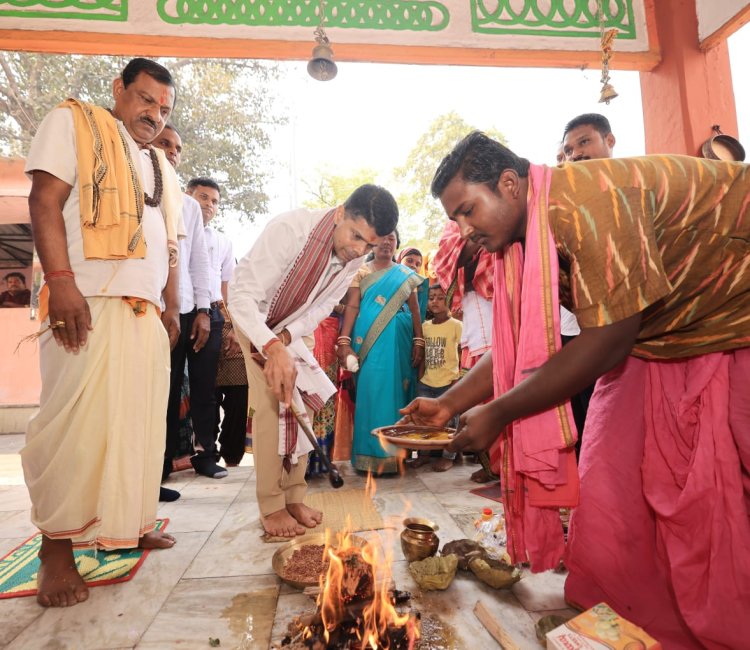 5T secretary's  marathon visit to four blocks of sundergarh.