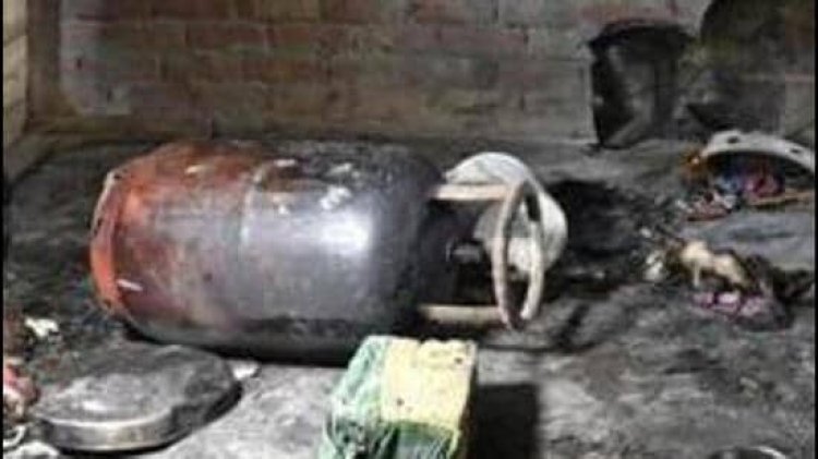 ଗ୍ୟାସ ଟାଙ୍କି ଫାଟି ଶିଶୁ ମୃତ, ୩ ଗୁରୁତର