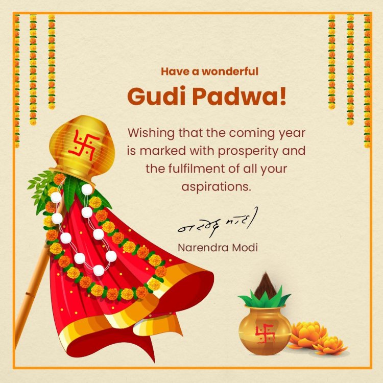 PM conveys Gudi Padwa greetings