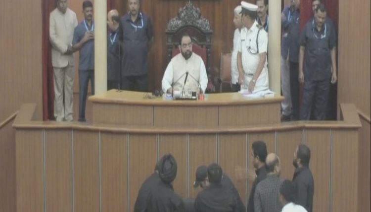 Congress MLAs wear black clothes in Odisha Assembly over Rahul Gandhi's disqualification