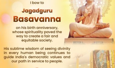 Amit Shah pays tributes to Jagadguru Basavanna on his birth anniversary today