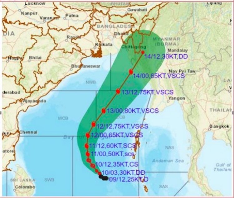 Deep depression likely to intensify into cyclonic storm by today evening