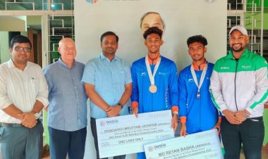Odisha Sports Minister Felicitates Athletes For Asian U20 Athletics Championship Performance