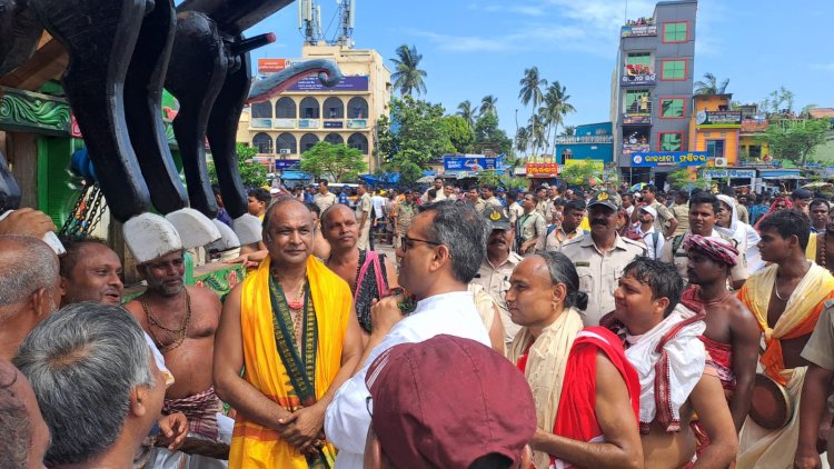 ରଥ ଟାଣିଲେ ପୂର୍ବତନ ଶ୍ରୀମନ୍ଦିର ମୁଖ୍ୟ ପ୍ରଶାସକ 