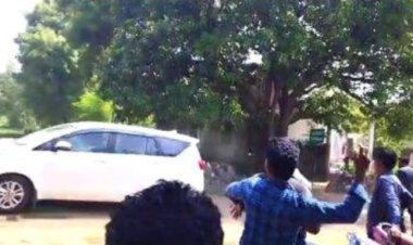 Eggs thrown on 5T Secy VK Pandian’s carcade in Sonepur