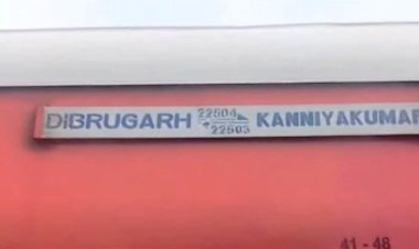 Passengers panic as smoke comes out of Kanyakumari-Dibrugada Superfast Express in Berhampur