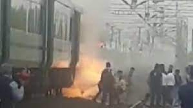 ବନ୍ଦେ ଭାରତ ଏକ୍ସପ୍ରେସରେ ନିଆଁ