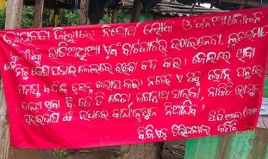 Maoist poster against minister, ruling party leaders found in Rayagada