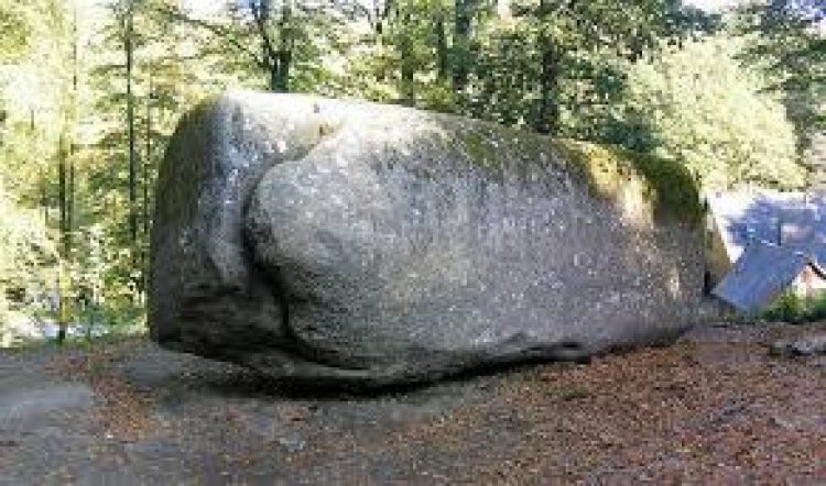 ଛୁଇଁଲେ ଦୋହଲିଯାଏ ବିଶାଳ ପଥର