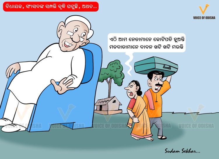 ବିଧାୟକ, ସଂସଦଙ୍କ ସମ୍ପତ୍ତି ବୃଦ୍ଧି ଘଟୁଛି, ଅଥଚ..