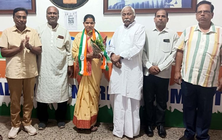 ବିଜେପି ଛାଡ଼ି କଂଗ୍ରେସରେ ଯୋଗଦେଲେ ପୂର୍ବତନ ଜିଲ୍ଲା ପରିଷଦ ପ୍ରାର୍ଥୀନୀ