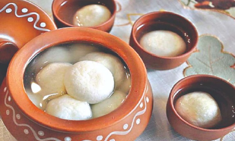 "Odisha celebrates 'Rasagola Dibasa' which coincides with the end of Rath Yatra."