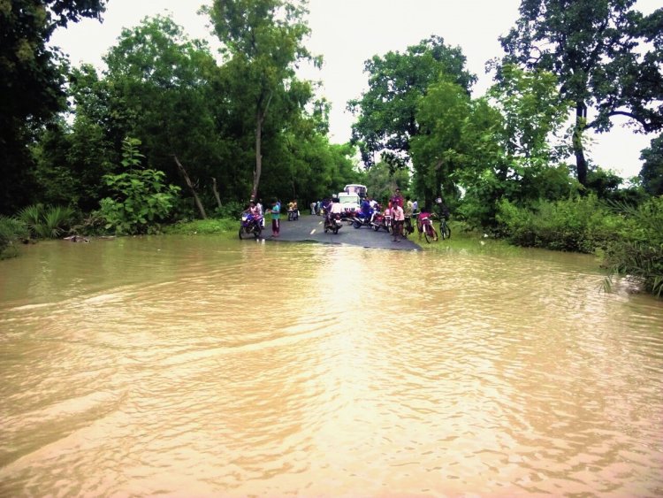 About 100 people have been evacuated and several bridges are submerged in Odisha's Malkangiri district.