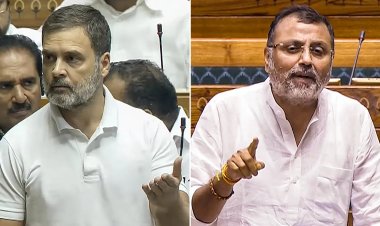 'Muslims have 56 castes, Christians 86, you want to give them...': Nishikant Dubey has issued a challenge to Rahul Gandhi regarding the caste census in Karnataka.